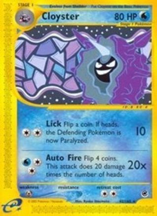 Cloyster (42/165) [Expedition] Reverse Holofoil - Rare