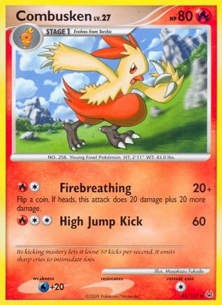 Combusken (45/127) [Platinum] Reverse Holofoil - Uncommon