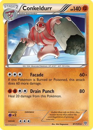 Conkeldurr (81/135) [Plasma Storm] - Rare