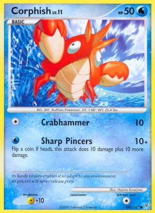 Corphish (100/147) [Supreme Victors] Reverse Holofoil - Common
