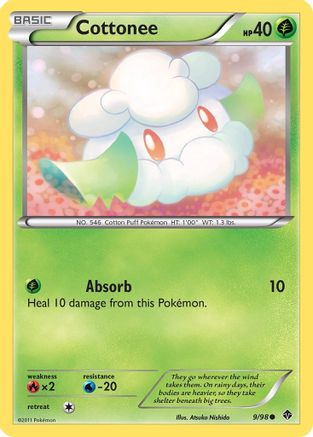Cottonee (9/98) [Emerging Powers] Reverse Holofoil - Common