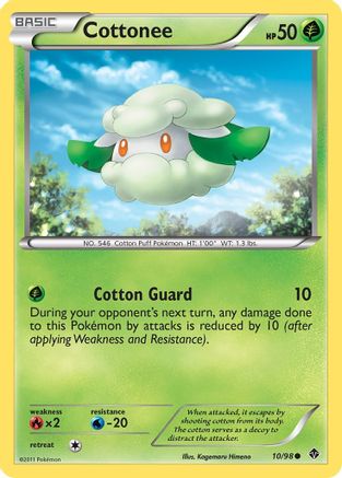 Cottonee (10/98) [Emerging Powers] Reverse Holofoil - Common