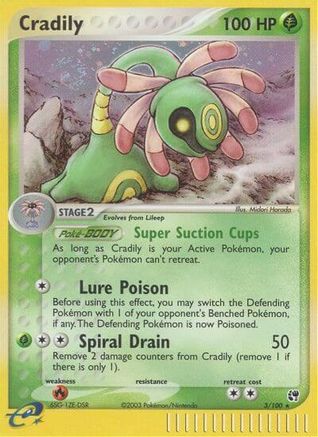 Cradily (003/100) [Sandstorm] Holofoil - Holo Rare