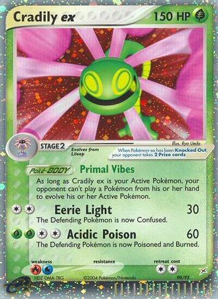 Cradily ex (90/95) [Team Magma vs Team Aqua] Holofoil - Ultra Rare