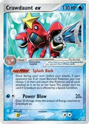 Crawdaunt ex (99/110) [Holon Phantoms] Holofoil - Ultra Rare