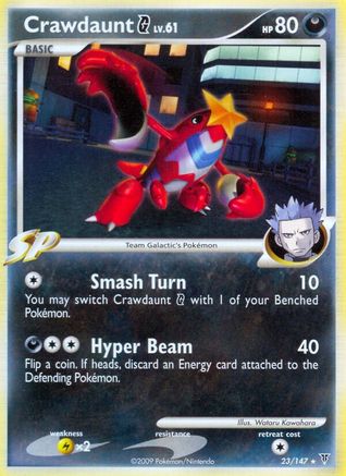 Crawdaunt G (23/147) [Supreme Victors] Reverse Holofoil - Rare