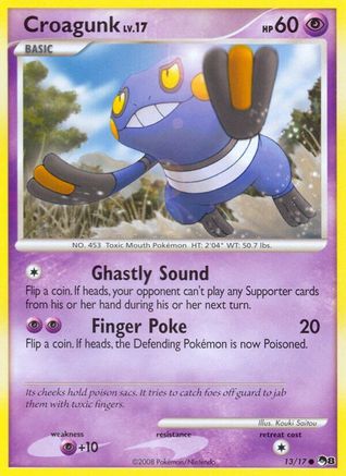 Croagunk (013/17) [POP Series 8] Holofoil - Common