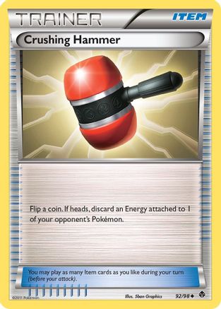 Crushing Hammer (092/98) [Emerging Powers] Reverse Holofoil - Uncommon