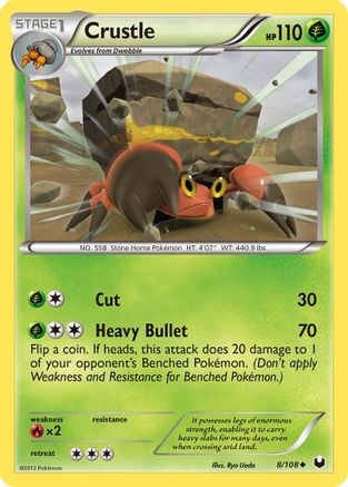 Crustle (8/108) [Dark Explorers] - Uncommon
