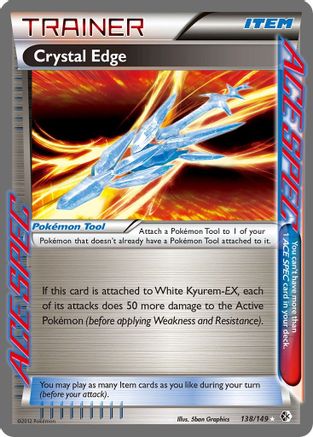 Crystal Edge (138/149) [Boundaries Crossed] Holofoil - Rare Ace