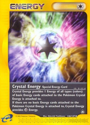 Crystal Energy (146/147) [Aquapolis] Reverse Holofoil - Uncommon