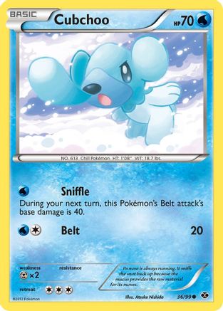Cubchoo (36/99) [Next Destinies] Reverse Holofoil - Common