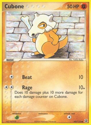 Cubone (060/113) [Delta Species] Reverse Holofoil - Common