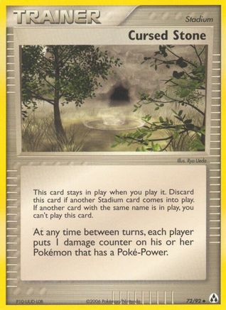 Cursed Stone (072/92) [Legend Maker] Reverse Holofoil - Uncommon