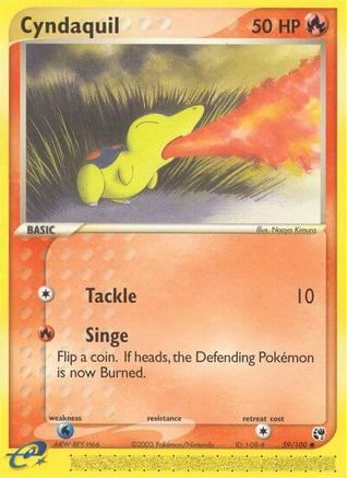 Cyndaquil (059/100) [Sandstorm] Reverse Holofoil - Common
