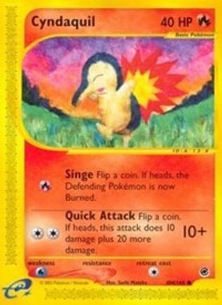 Cyndaquil (104/165) [Expedition] Reverse Holofoil - Common