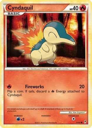 Cyndaquil (055/95) [Call of Legends] Reverse Holofoil - Common