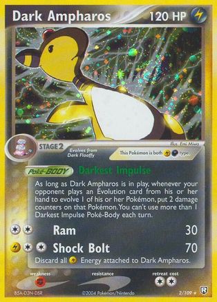 Dark Ampharos (002/109) [Team Rocket Returns] - Holo Rare