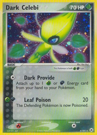 Dark Celebi (004/101) [Hidden Legends] Reverse Holofoil - Holo Rare