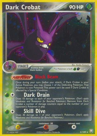 Dark Crobat (003/109) [Team Rocket Returns] Holofoil - Holo Rare