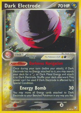 Dark Electrode (004/109) [Team Rocket Returns] Reverse Holofoil - Holo Rare