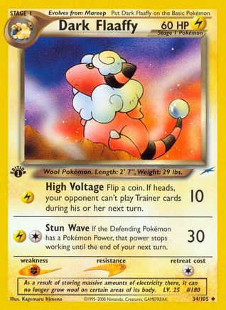 Dark Flaaffy (034/105) [Neo Destiny] 1st Edition - Uncommon