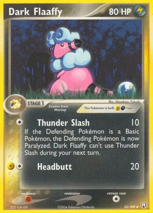 Dark Flaaffy (033/109) [Team Rocket Returns] - Uncommon