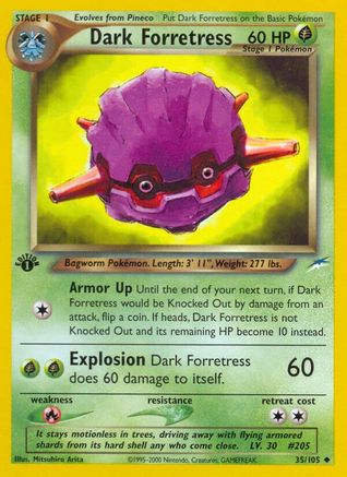 Dark Forretress (35/105) [Neo Destiny] 1st Edition - Uncommon