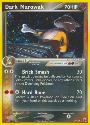 Dark Marowak (007/109) [Team Rocket Returns] Holofoil - Holo Rare