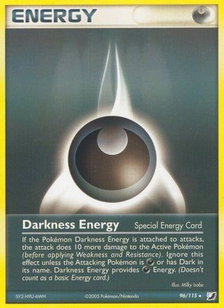Darkness Energy (Special) (96/115) [Unseen Forces] Reverse Holofoil - Rare