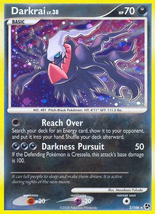 Darkrai (3/106) [Great Encounters] Reverse Holofoil - Holo Rare