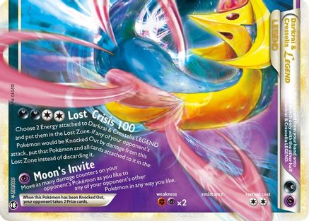Darkrai & Cresselia Legend (Bottom) (100/102) [Triumphant] Holofoil - Ultra Rare