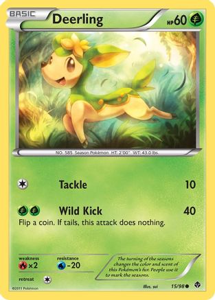 Deerling (15/98) [Emerging Powers] Reverse Holofoil - Common