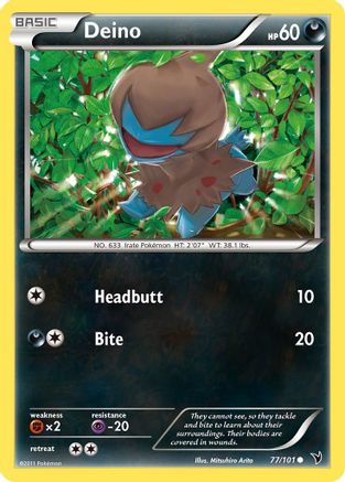 Deino (77/101) [Noble Victories] Reverse Holofoil - Common
