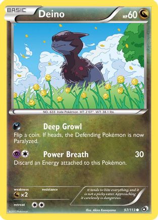 Deino (97/113) [Legendary Treasures] Reverse Holofoil - Common