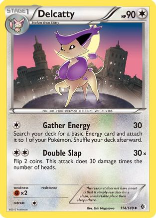 Delcatty (114/149) [Boundaries Crossed] Reverse Holofoil - Uncommon