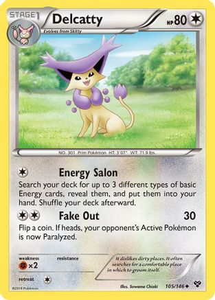 Delcatty (105/146) [XY Base Set] - Uncommon