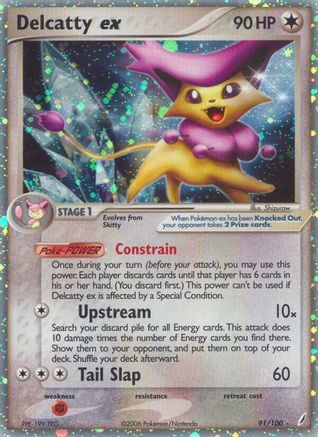 Delcatty ex (91/100) [Crystal Guardians] Holofoil - Ultra Rare