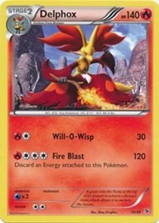 Delphox (10/39) [Kalos Starter Set] Holofoil - Common
