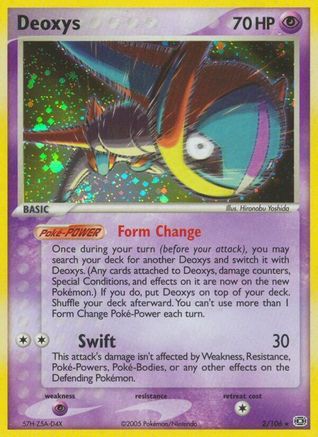 Deoxys (Speed Forme) (2/106) [Emerald] Holofoil - Holo Rare