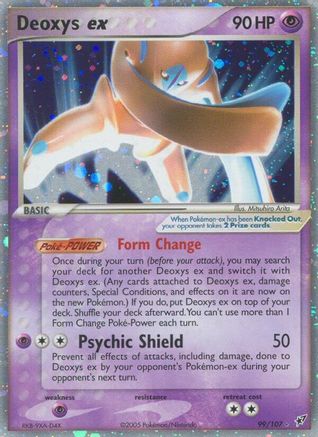 Deoxys ex (Defense Forme) (99/107) [Deoxys] - Ultra Rare