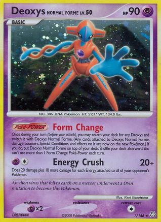 Deoxys Normal Forme (1/146) [Legends Awakened] Reverse Holofoil - Holo Rare