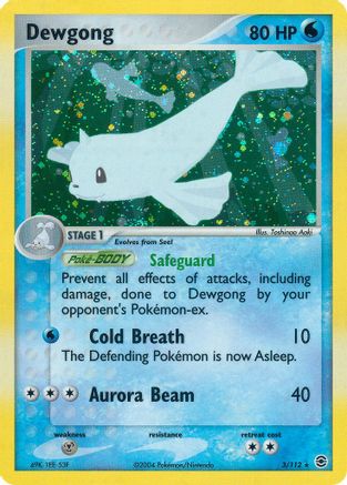 Dewgong (3/112) [FireRed & LeafGreen] Reverse Holofoil - Holo Rare