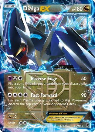 Dialga EX (Team Plasma) (65/101) [Plasma Blast] Holofoil - Ultra Rare