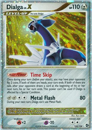 Dialga LV.X (105/106) [Great Encounters] Holofoil - Ultra Rare