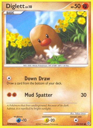 Diglett (085/132) [Secret Wonders] Reverse Holofoil - Common