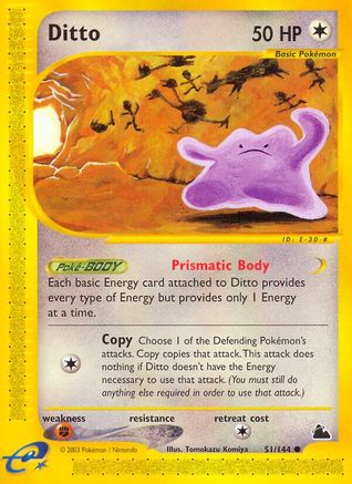 Ditto (51/144) [Skyridge] Reverse Holofoil - Common
