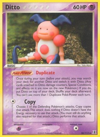 Ditto (Mr. Mime) (038/113) [Delta Species] Reverse Holofoil - Uncommon
