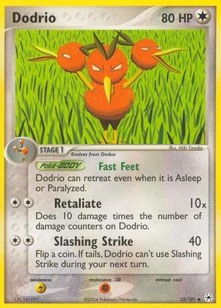 Dodrio (33/101) [Hidden Legends] Reverse Holofoil - Uncommon