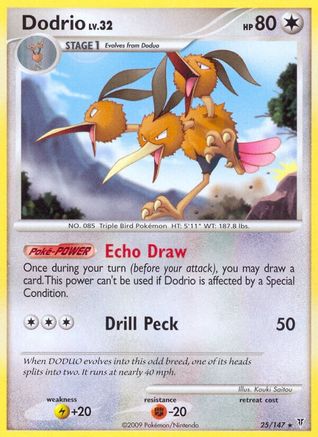 Dodrio (25/147) [Supreme Victors] Reverse Holofoil - Rare